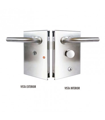CCBM-LED CERRADURA CON MANILLAS FIJAS CON CONDENA