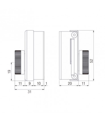 MINI-PL CERRADURA PESTILLO CORREDERA