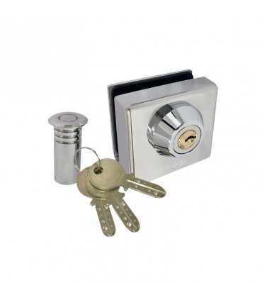 CERRADURA QUIPÓN SUELO GLAX REDONDA