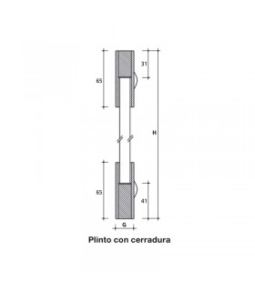 JGO.PLINTO CON CERRADURA INF. PLINT-C