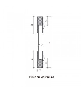 JGO.PLINTO SIN CERRADURA PLINT-S