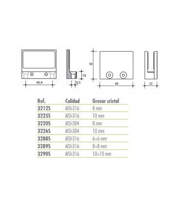 PZ-2S PINZA SUPERIOR SIN TOPE