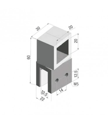 EXTREMO VIDRIO GIRATORIO