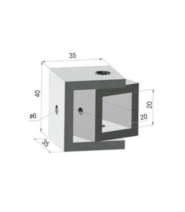 EXTREMO PARED GIRATORIO