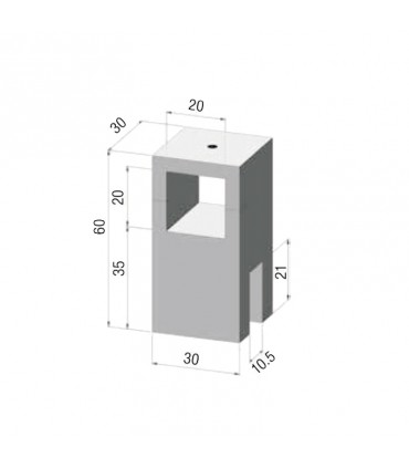 EXTREMO VIDRIO INTERMEDIO