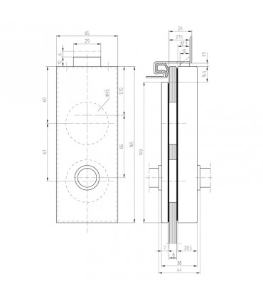 KIT STUDIO CLASSIC CERRADURA + BISAGRAS