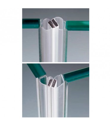 JUNTA MAGNÉTICA ADHESIVA A 45°