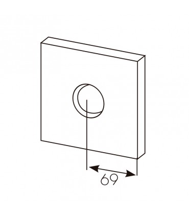 CERRADURA NOVA CROM BRILLO