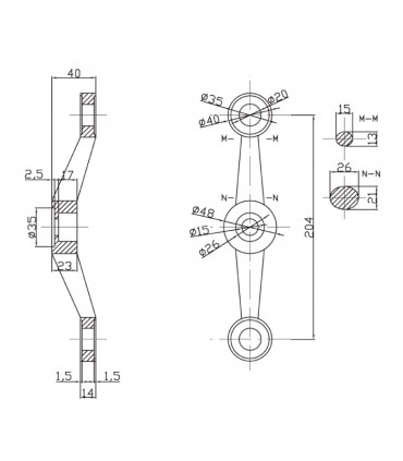 GRAMPÓN T204-2 180º
