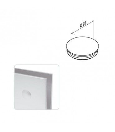 TAPÓN CIEGO PARA MONTAJE LATERAL EASY GLASS