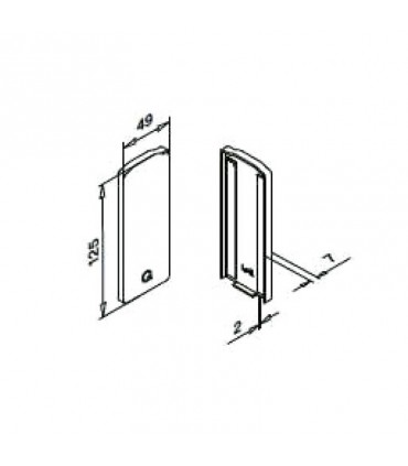 TAPETA EMB. LATERAL PARA PERFIL SUPERIOR