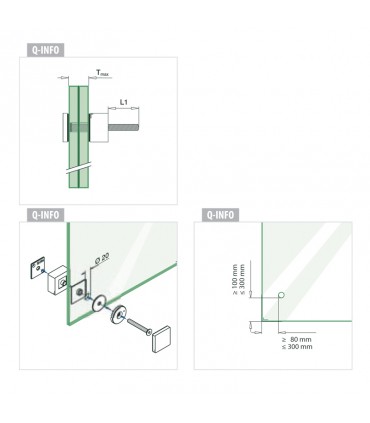 MOD.4747 ADAPTADOR VIDRIO CUADRADO