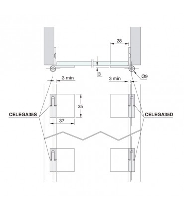 BISAGRA MADERA/VIDRIO DCHA/IZQ.