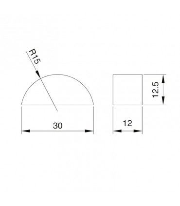 SUJECIÓN ESTANTES EN VIDRIO 30