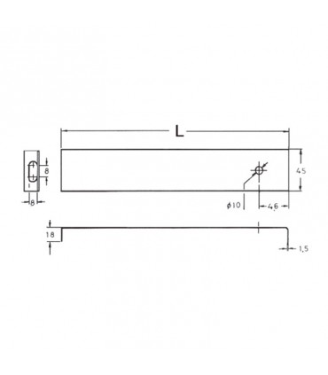 PLETINA COLGADOR ESPEJO