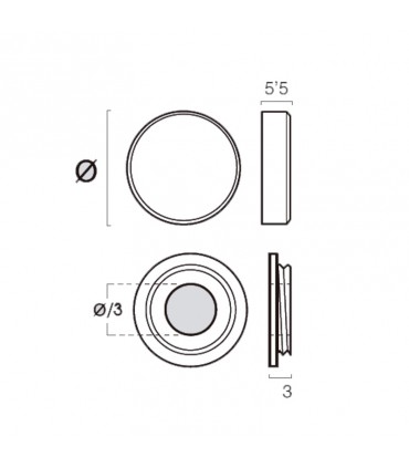 FLORÓN LISO CENTRAL