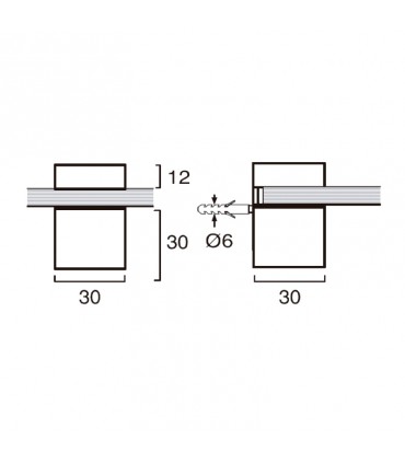 SOPORTE ESTANTERIA CUBE