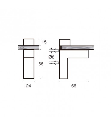 SOPORTE ESTANTERIA CUATRO GRANDE