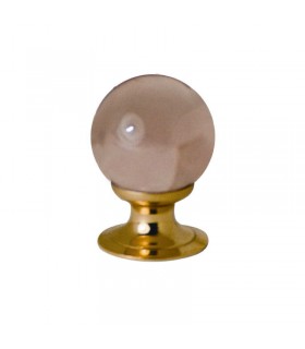 POMO VIDRIO TRANSPARENTE ROSA
