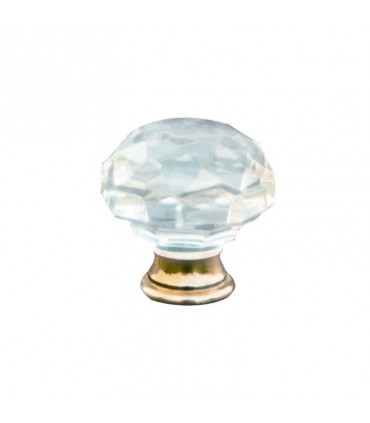 POMO VIDRIO FACETADO PLANO