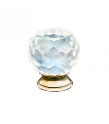 POMO VIDRIO FACETADO COLOR