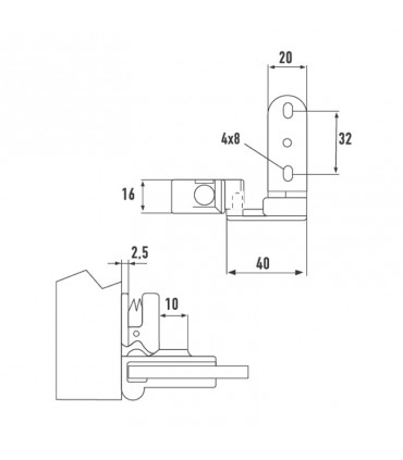 BISAGRA LATERAL IMPORTACIÓN