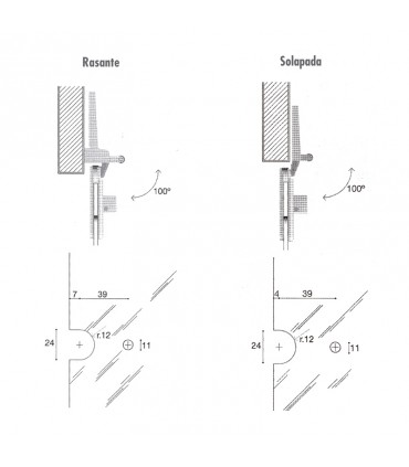 BISAGRA LATERAL RECTANGULAR