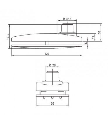CERRADURA CENTRAL ABATIBLE