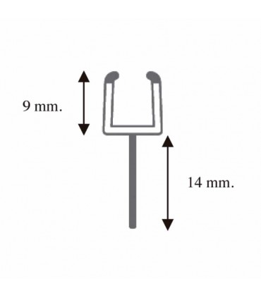 PERFIL LATERAL 1 ALETA “Y” 6MM