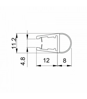 PERFIL LATERAL BURBUJA 6-8MM