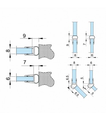 PERFIL LATERAL BURBUJA 6-8MM