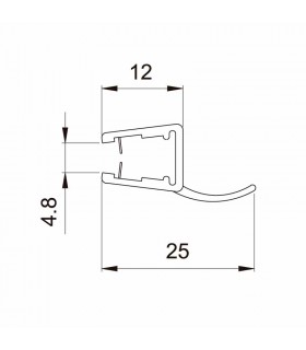PERFIL LATERAL 1 ALETA 8PT8-30