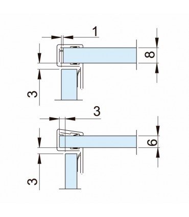 PERFIL LATERAL TOPE 8PT8-40