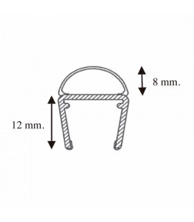 PERFIL LATERAL BURBUJA 10-12MM
