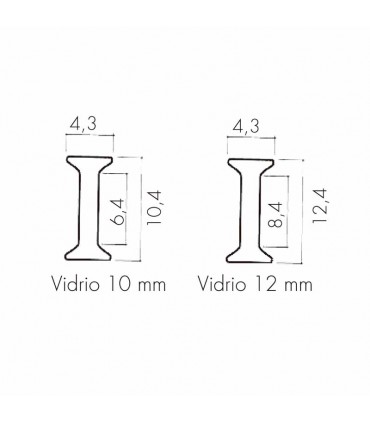 PERFIL AUTOADHESIVO PARA ACRISTALAR