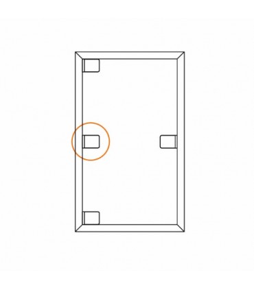 BISAGRA 405 CENTRAL PARET-VIDRIO