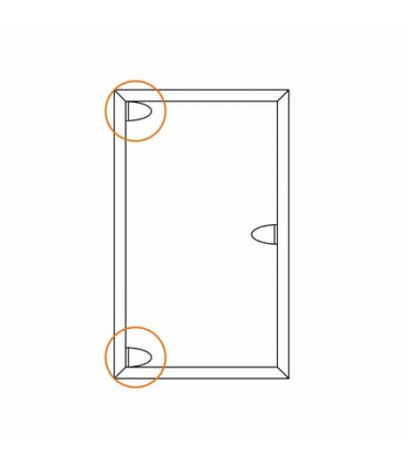 BISAGRA 409 OVAL PARET-VIDRIO