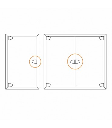 TIRADOR MAN503 OVAL PARA VIDRIO SIN MUESCA