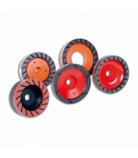 MUELAS DIAMANTADAS TAZA RESINA/BAQUELITA BANDA SEMI DENTADA/TURBO