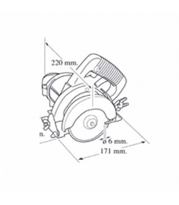 SIERRA MAKITA ELECTRICA 4101RH