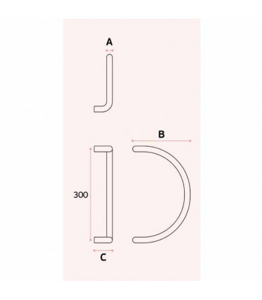 TIRADOR IN.07.288.D ALUMINIO