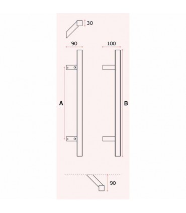 TIRADOR IN.07.009.D ALUMINIO
