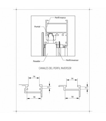 PASADOR MOD.285 REGULABLE