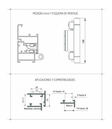 BISAGRAS MOD.2069 CONJUNTO