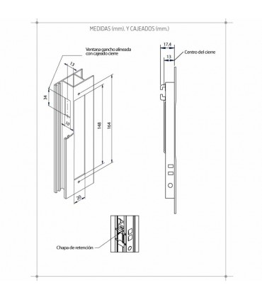CIERRE MOD.2153 EMBUTIR