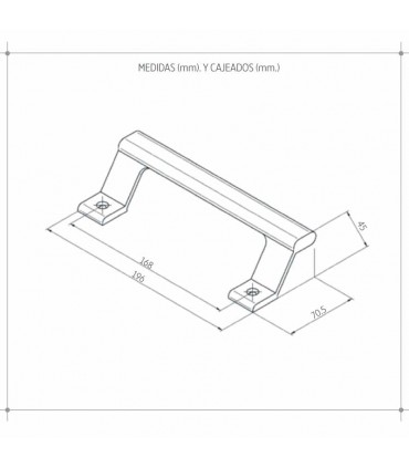 TIRADOR MOD.2125 SOBREPUESTO