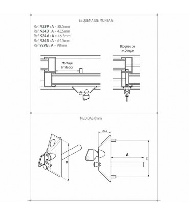 LIMITADOR CON LLAVE