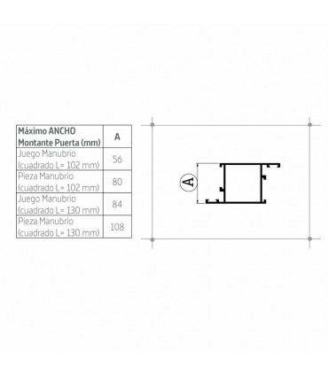 MANUBRIO ESCUDO Y MUELLE