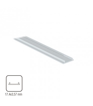 Embellecedor perfil superior vidrio fijo