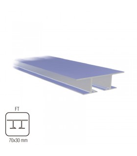 Perfil superior falso techo